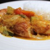 POLLO AL CURRY JAPONES