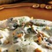 Cheese Ravioli with Mushroom Ragu Main Dish