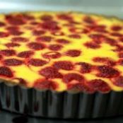 Creamy Lemon and Raspberry Tart