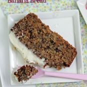 Carrot Cake Banana Bread with Cream Cheese Frosting