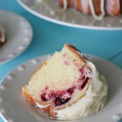 WHITE CHOCOLATE RASPBERRY BUNDT CAKE