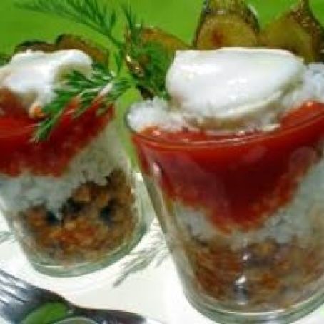 ARROS CON PLATANO Y HUEVO FRITO