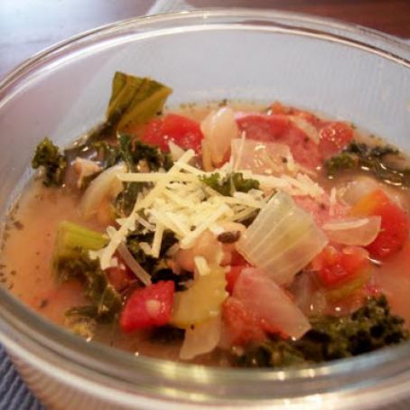 Healthy Bean Soup With Kale