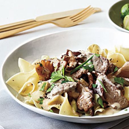Quick Beef Stroganoff