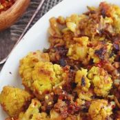 Pan Fried Cauliflower w/ Yogurt and Soy