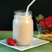 Strawberry Banana Oatmeal Smoothie