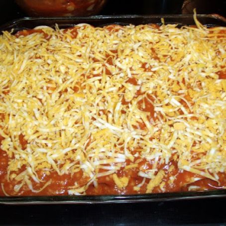 Chicken Taco Burrito Casserole