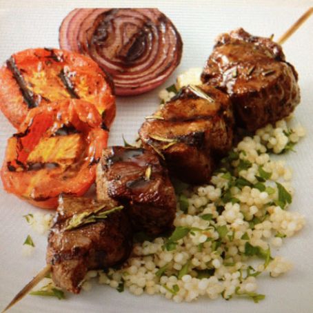 Beef Kebabs with Couscous