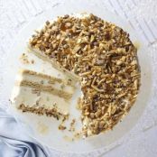 Nutty Caramel Ice Cream Cake Recipe