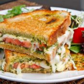Caprese Grilled Cheese Panini