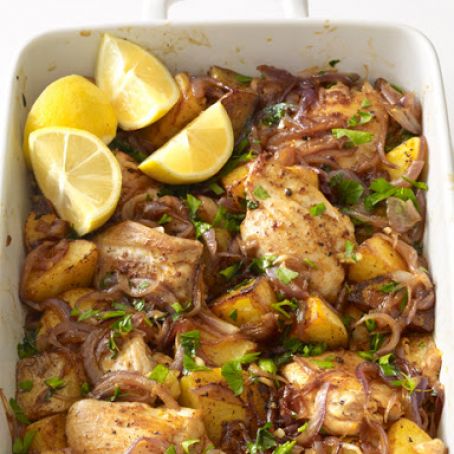 Spanish Chicken and Potato Roast