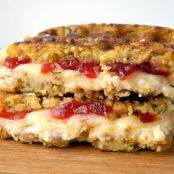 Stuffing Waffle Grilled Cheese Sandwich