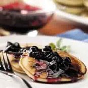 Blueberry Sour Cream Pancakes