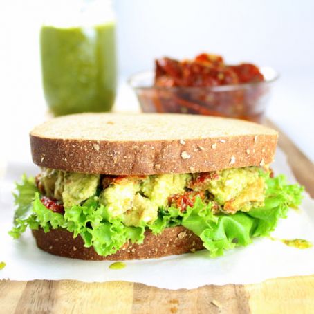 Sprouted Grain Chicken Pesto Sandwich