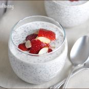Chia Seed Pudding with Maple Strawberries