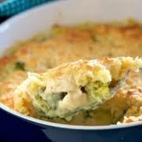 cheesy chicken pot pie