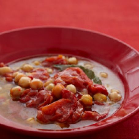 Lemony Chickpea and Oven-Dried Tomato Stew