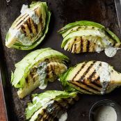 Charred Cabbage with Buttermilk-Herb Dressing