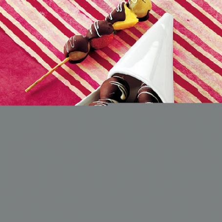 Chocolate Covered Fruit Skewers