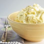 Cauliflower Puree, Cheesy  (Low Carb)