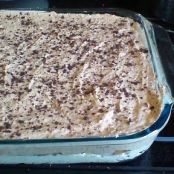 CHOCOLATE PEANUT BUTTER NO BAKE DESSERT