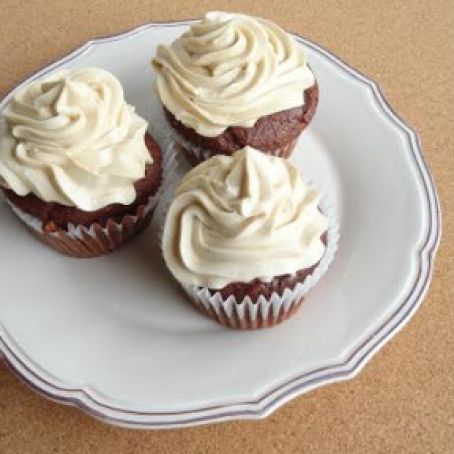 Chocolate Cupcakes with Coffee Buttercream