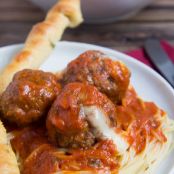Cheesy Slow-Cooker Meatballs and Twisted Gar