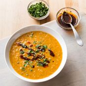 Red Lentil Soup with North African Spices