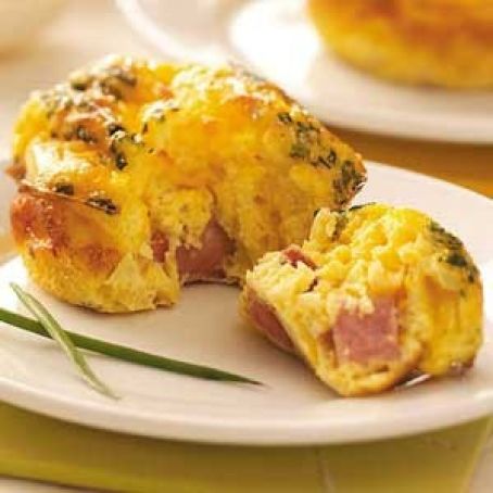 Mini Ham 'n' Cheese Frittatas