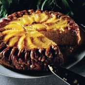 PEACH & PECAN UPSIDE-DOWN CAKE