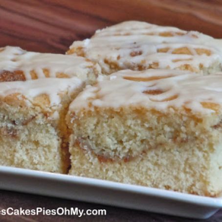 Glazed Cinnamon Snack Cake