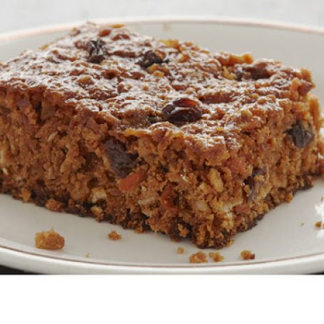 Carrot Cake Chewy Bars