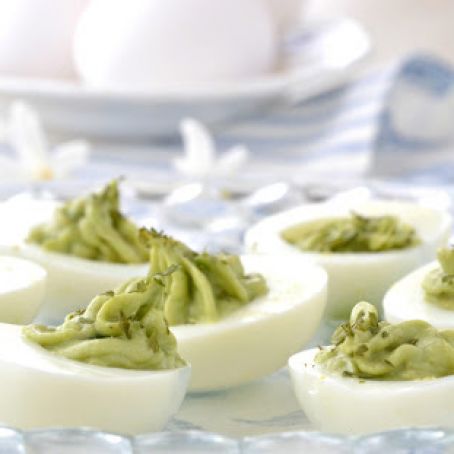 Avocado Deviled Eggs