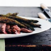 GRILLED GLAZED STEAK & ASPARAGUS