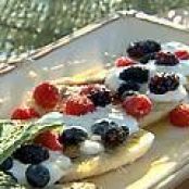 Grilled Bananas with Maple Creme Fraiche