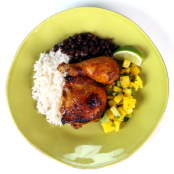 Sweet and Spicy Chicken Thighs and Drums