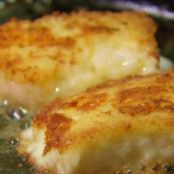 Crispy Cheese Curd Risotto Cake