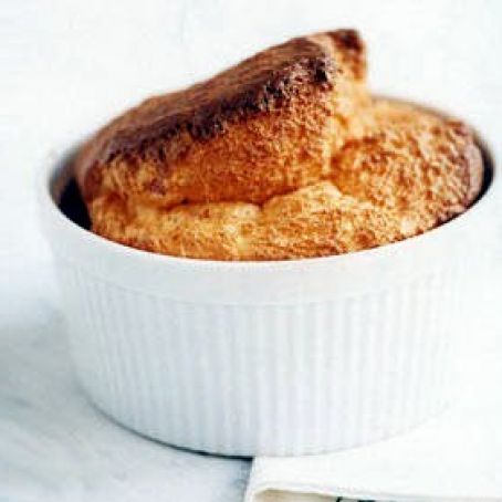 Crusty Ham and Cheese Soufflé