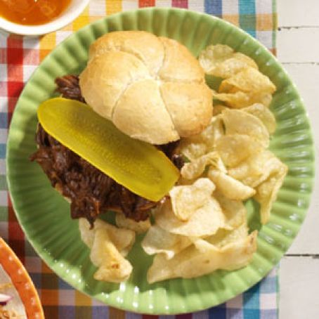 Very Best Barbecue Beef Sandwiches Recipe