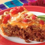 Cheese-Topped Taco Pie