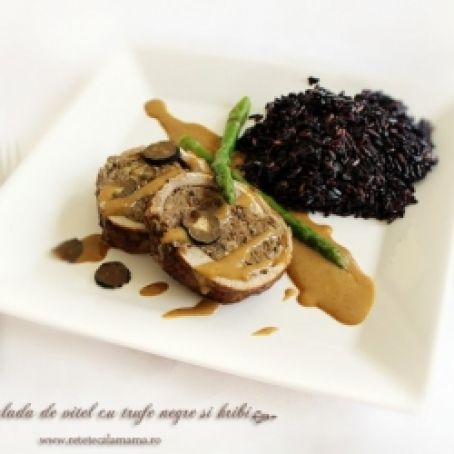 Roast – Beef roulade with porcini and truffles