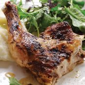 Quick-Roasted Chicken with Mustard and Garlic