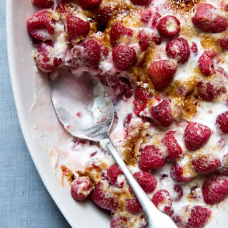 Raspberry Brûlée Recipe | SAVEUR