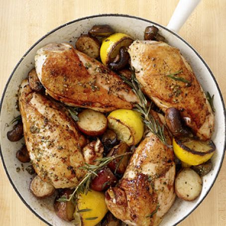 Skillet Rosemary Chicken