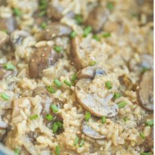 One Pot Mushroom Rice