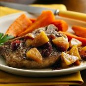 Slow Cooker Pork Chops with Apple Chutney