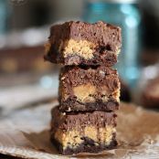 PEANUT BUTTER CUP CRACK BROWNIES