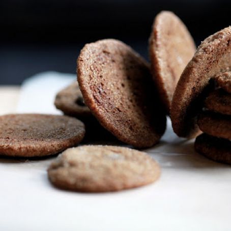Chewy Ginger Chocolate Cookies