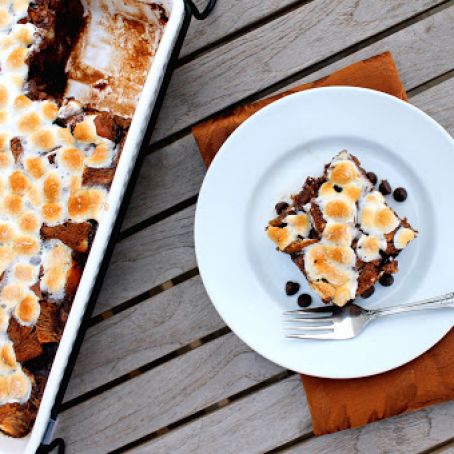 S’mores Bread Pudding