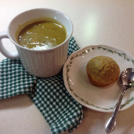 Curried Pumpkin Soup with Lentils